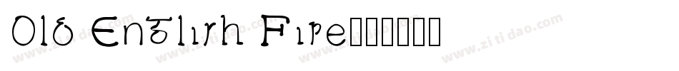 Old English Five字体转换